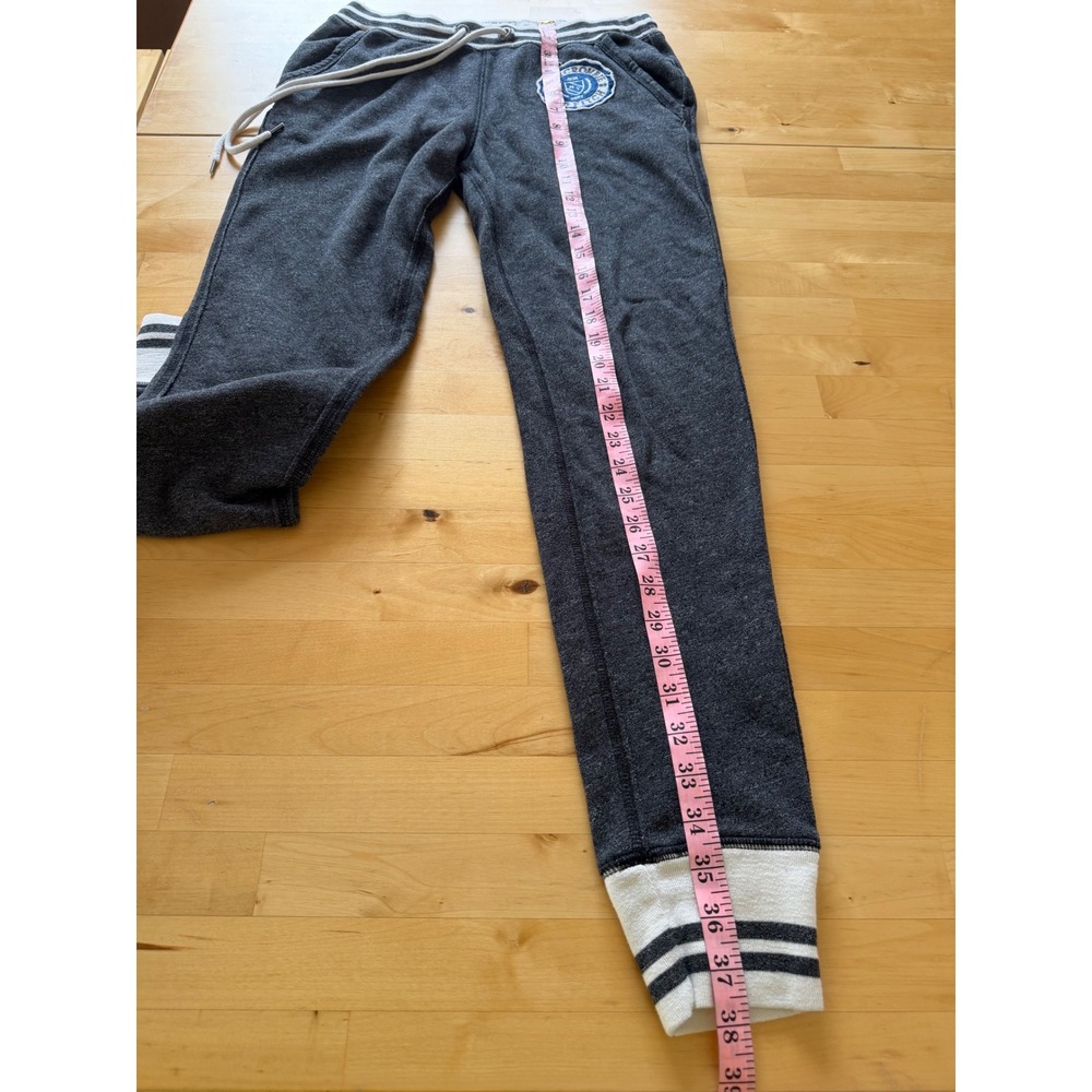 Abercrombie & Fitch Athletic Crest Jogger Sweatpants Grey Womens XS Athleisure - Picture 9 of 9